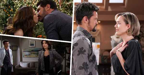 B&B Week of January 1, 2024: Hope declined Thomas' marriage proposal. Finn told Steffy of Xander's accusation against Thomas. Thomas warned Finn not to interfere in his relationship.